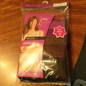 Just My Size Nylon Briefs 4 pack